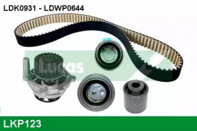 LUCAS ENGINE DRIVE lkp123 -  Водяной насос + комплект зубчатого ремня